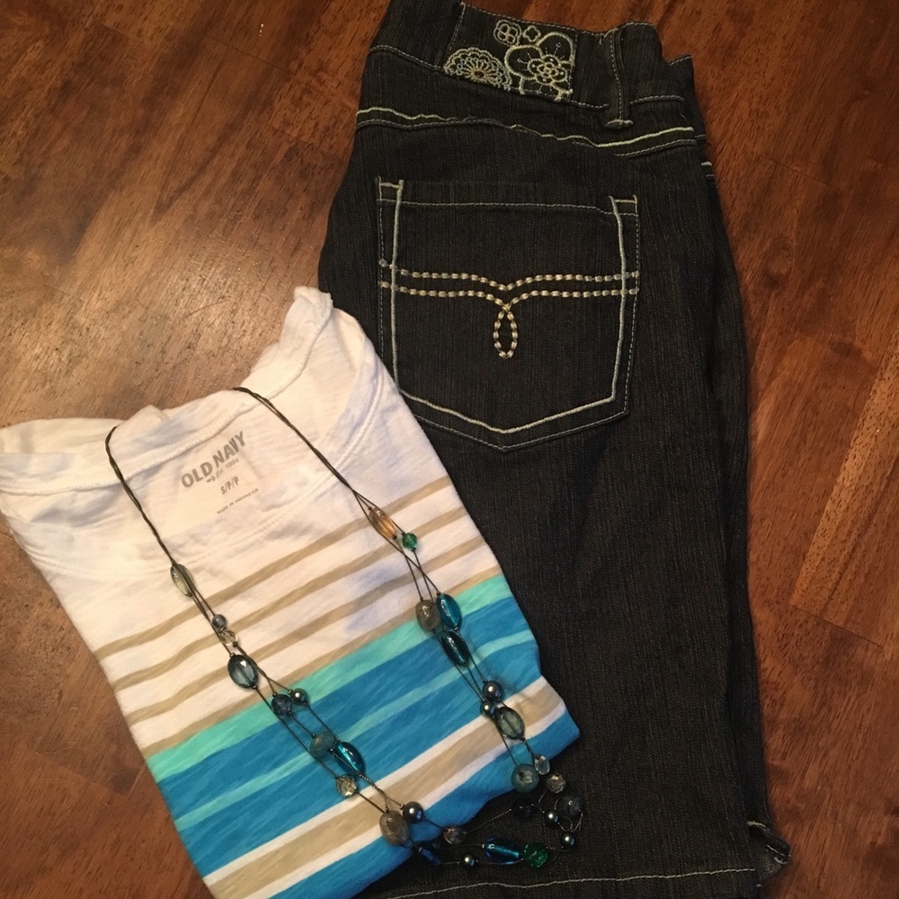 Crest Jean Shorts